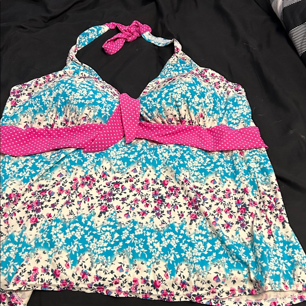 Always 4 Me Multicolor Tankini Size 26W